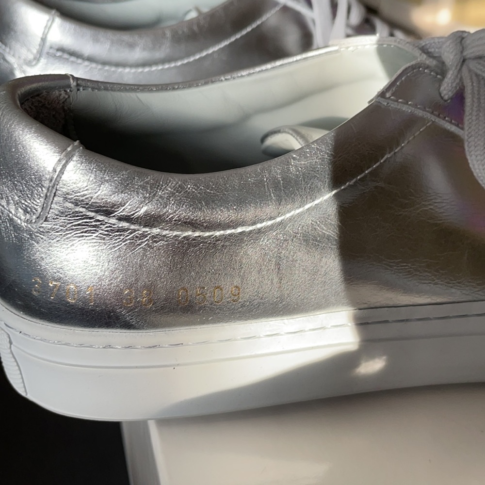 Common Project Silver Shoes - Picture 4 of 5